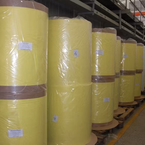 30GSM 50GSM Fiberglass Roofing Tissue Mat Yellow Color